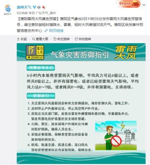 惠阳天气预报，冷暖先知，生活无忧