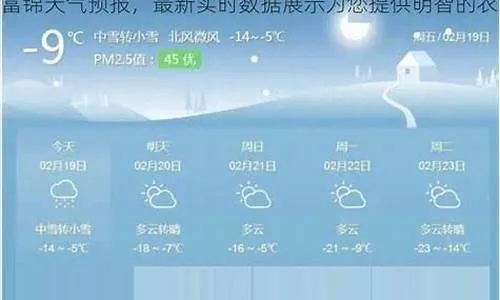 富锦市明日气温骤降，市民需注意防寒保暖